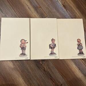 Vintage Stationary Lot 1983 Goebel Collector's Club Hummel Cold, Daisies, Valent